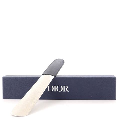 dior shoe horn|Christian Dior Shoe Horn Metal with Leather authentic .